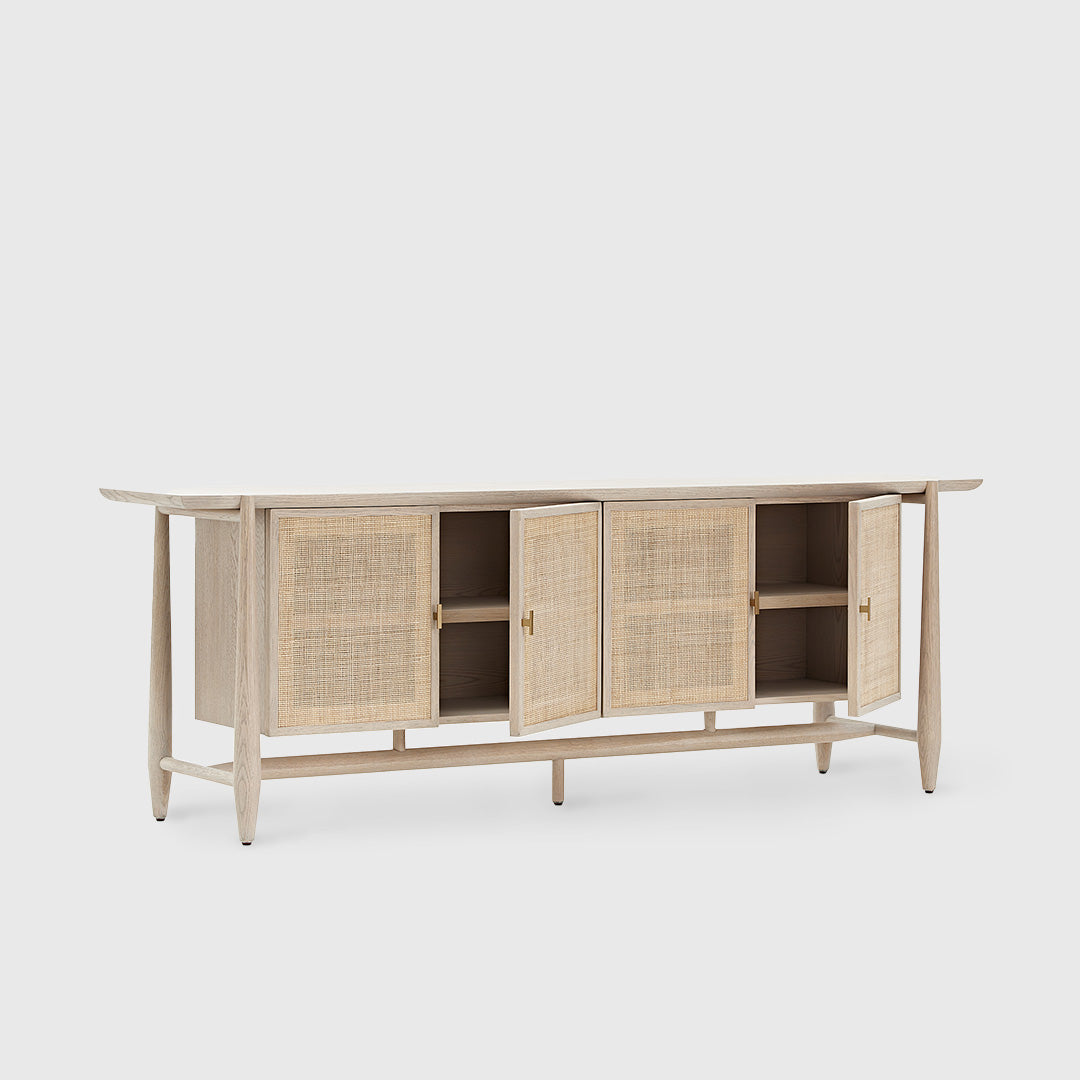Woven Oak Sideboard
