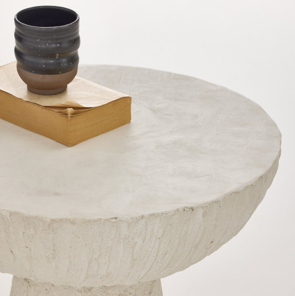Ossa Cement Side Table