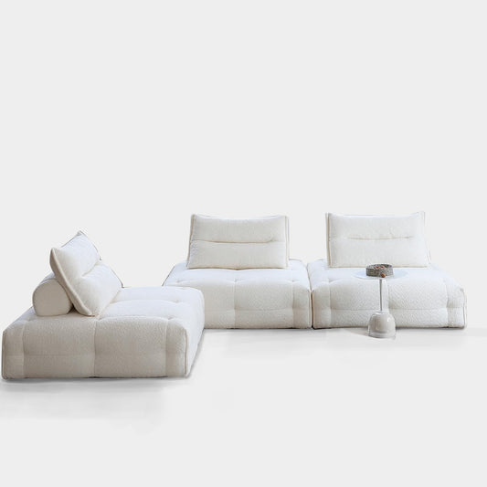Chenile Velvet Sectional Sofa