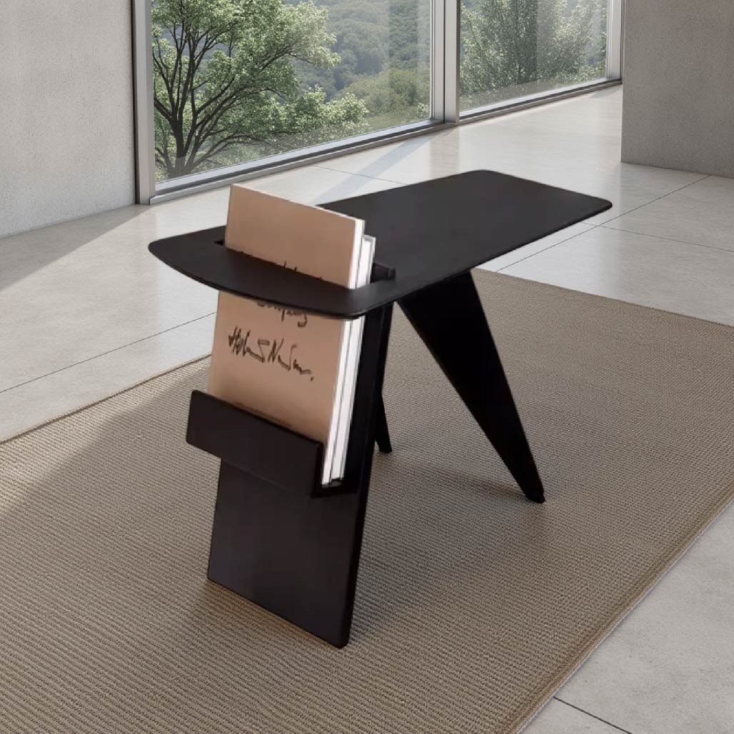 Helga Black Bookshelf Coffee Table