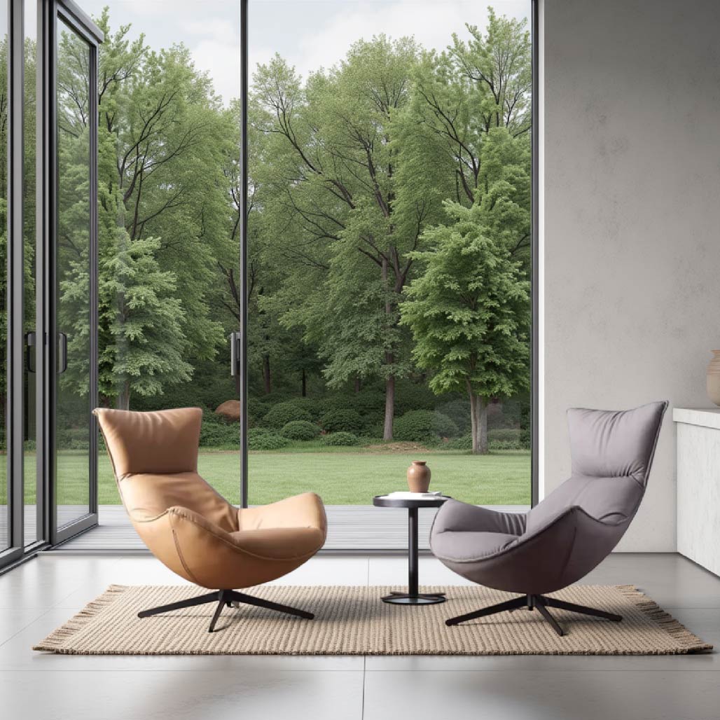 Leather Swivel Chair