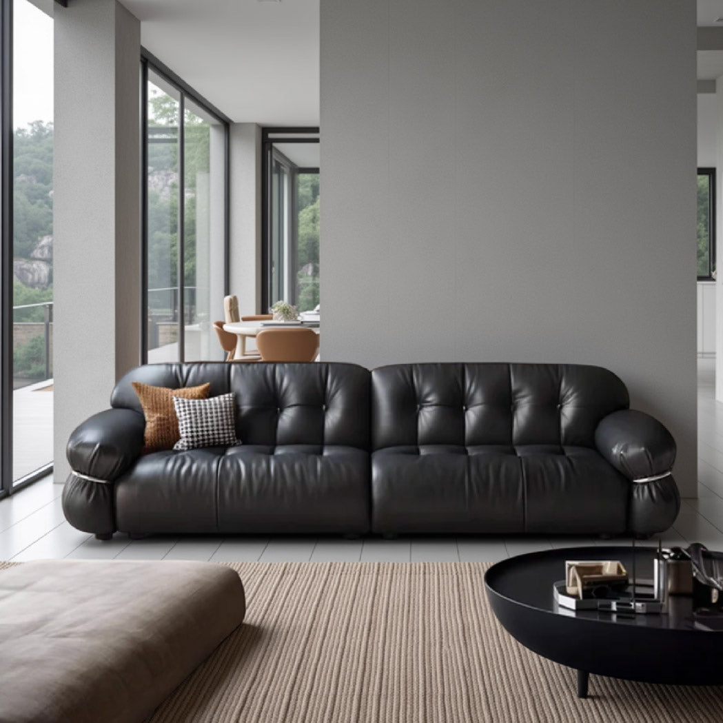 Full Leather Cowhide Sofa