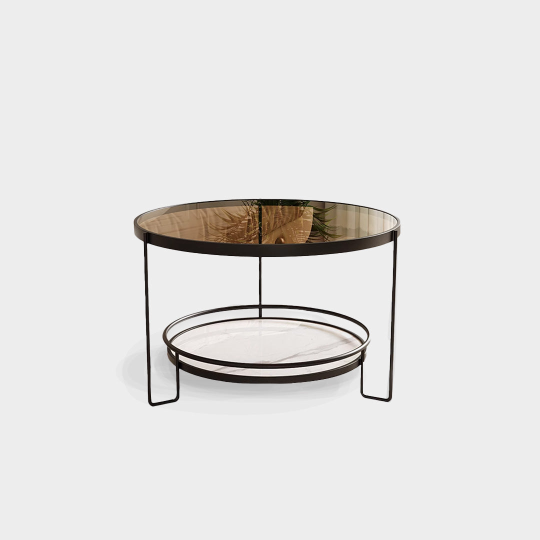 Glass Coffee Table Black