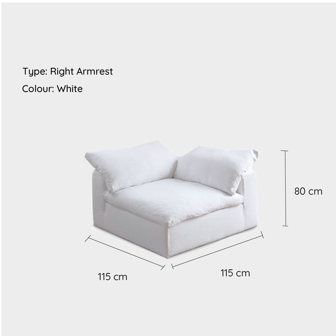 White Cloud Modular Sofa 1 piece