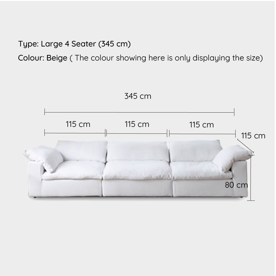 Tove Beige Cloud Modular Sofa