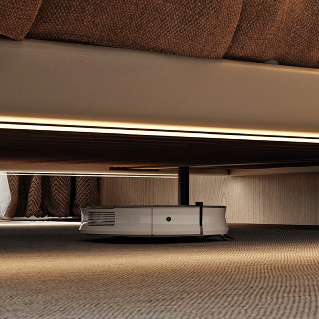 Italian Style Floating Bed with Light