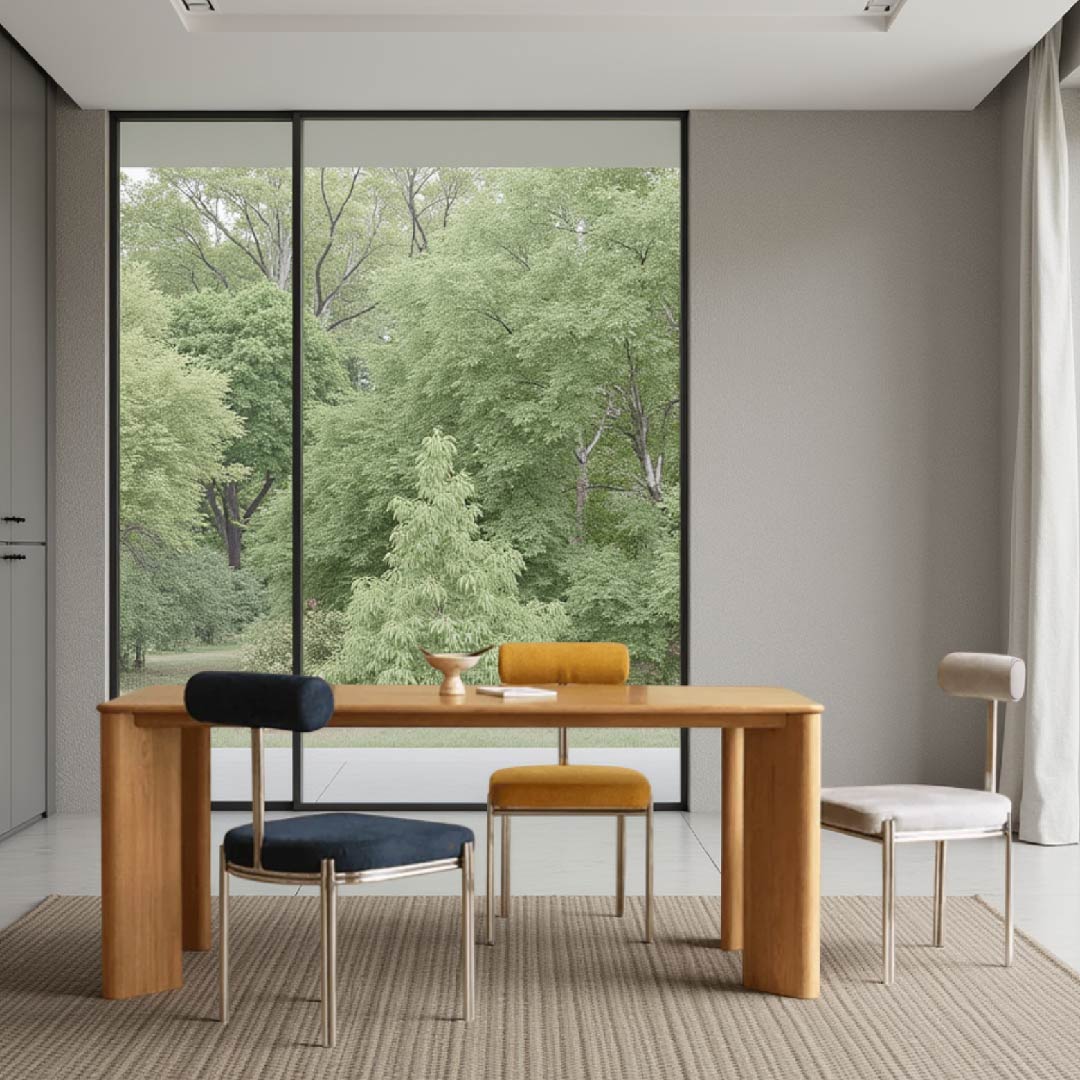 Nordic Ash Dining Table Set