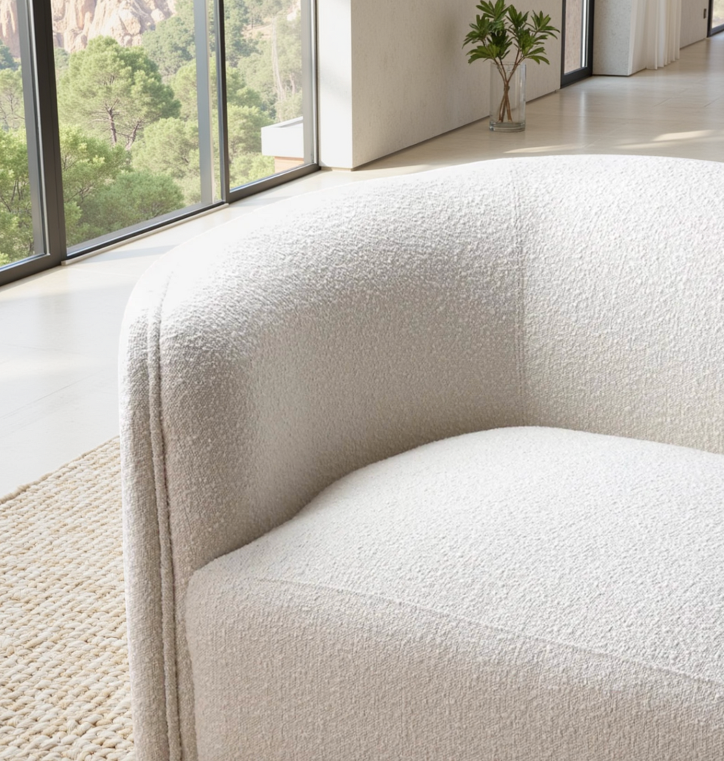 Nordic Curved Sofa