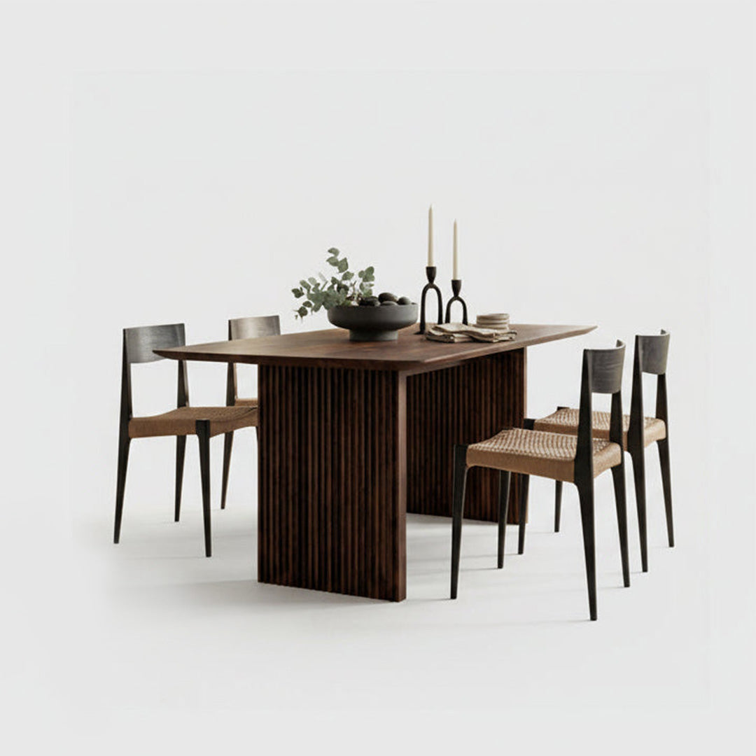 Anders Solid Wood Dining Table Set – The Home Lagoon