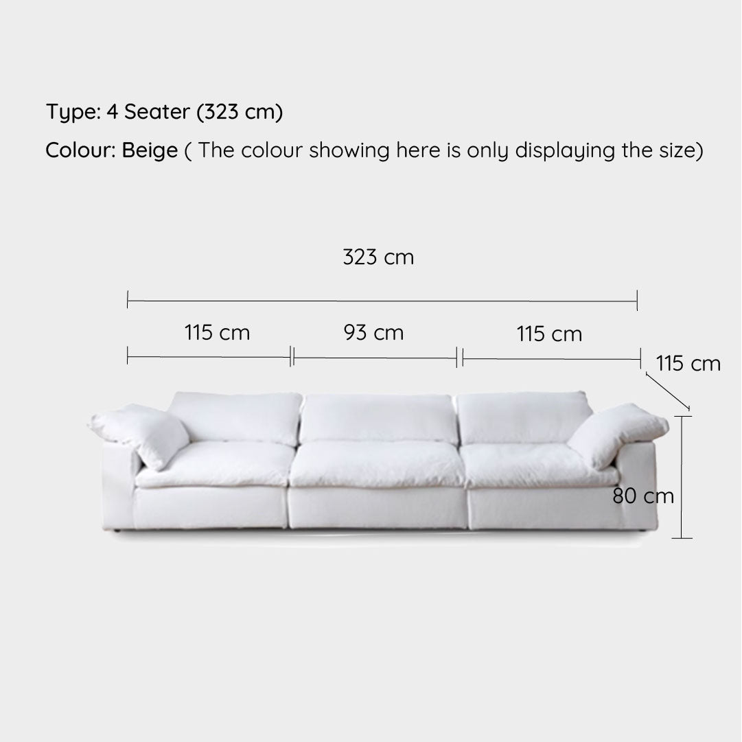 Tove Beige Cloud Modular Sofa