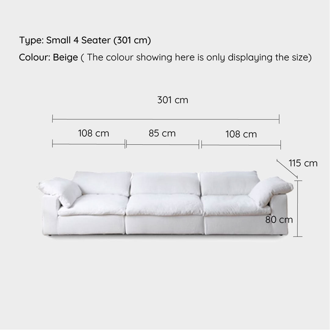 Tove Beige Cloud Modular Sofa