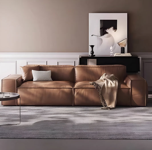 What Colour Goes with Brown Leather Sofa?