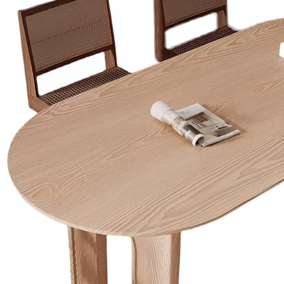 Pine Wood Dining Table Set