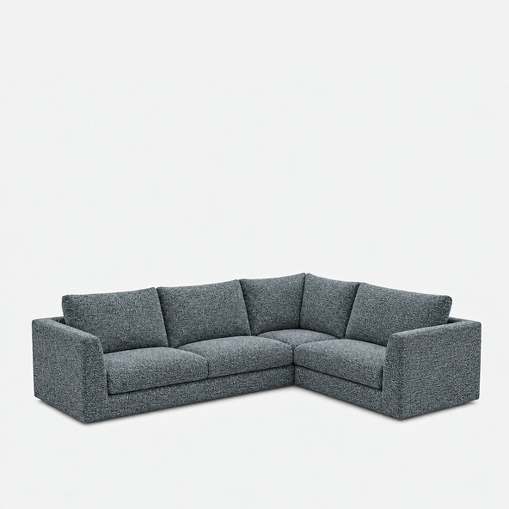 Katrine modular corner sofa fabric L-shape – 2738 Sea