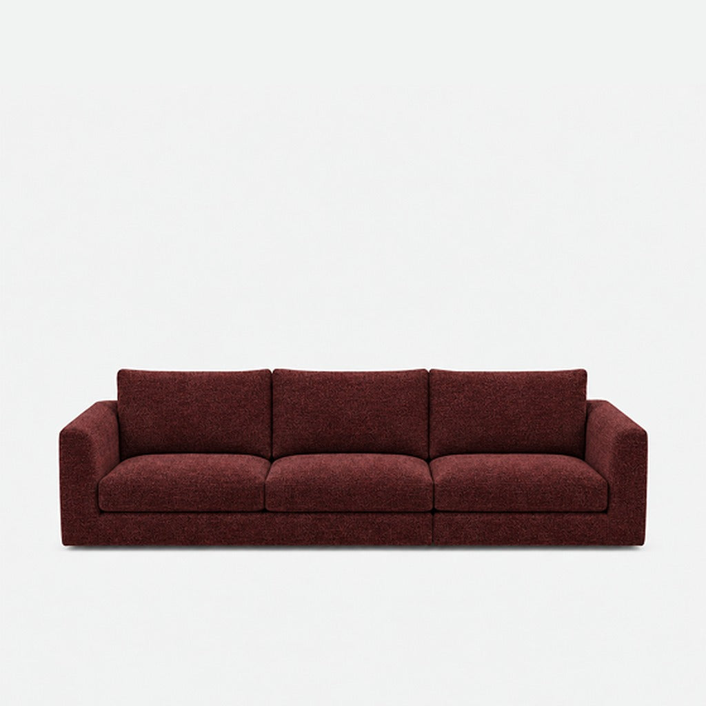 Katrine fabric 3 seater sofa – 2738 Wine