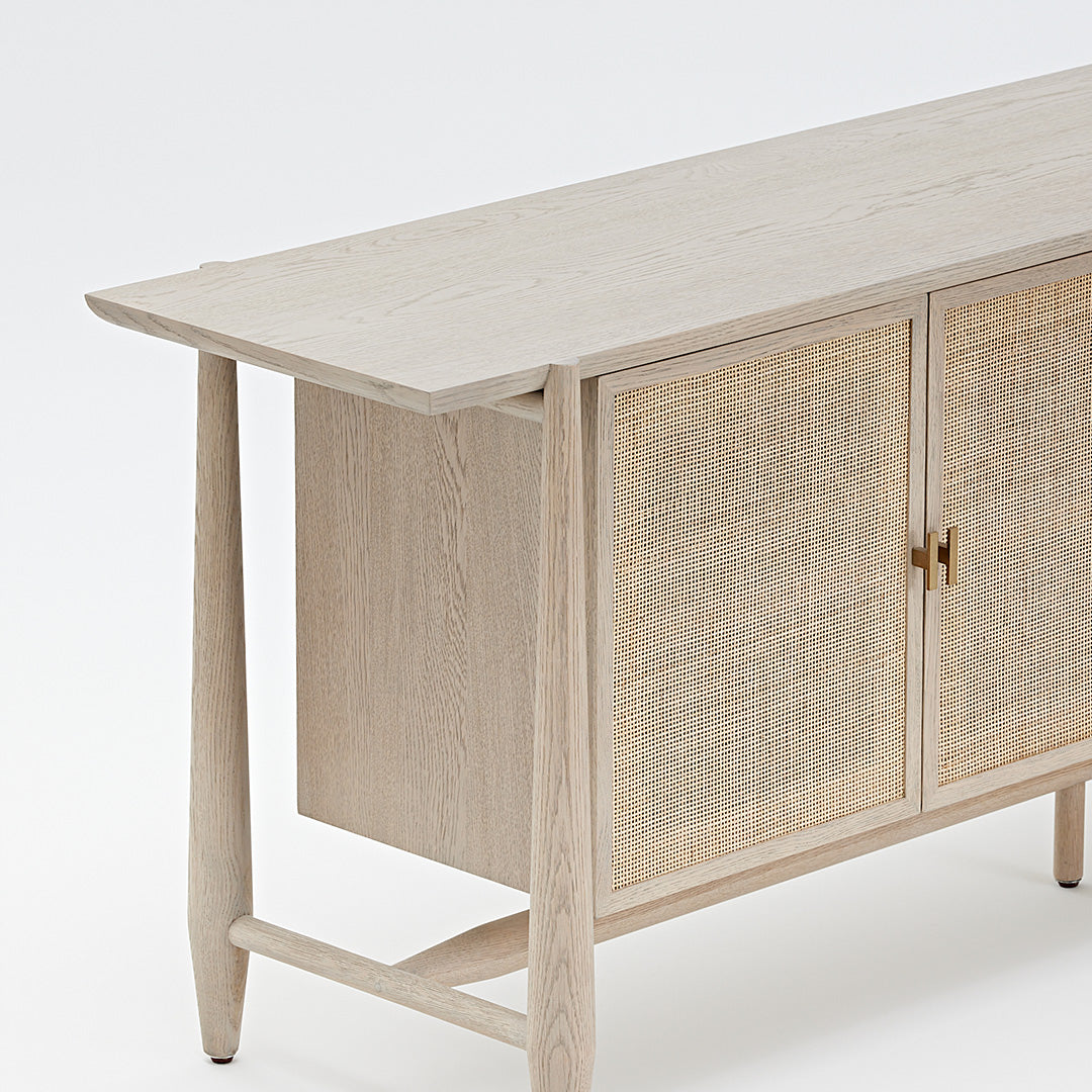 Woven Oak Sideboard