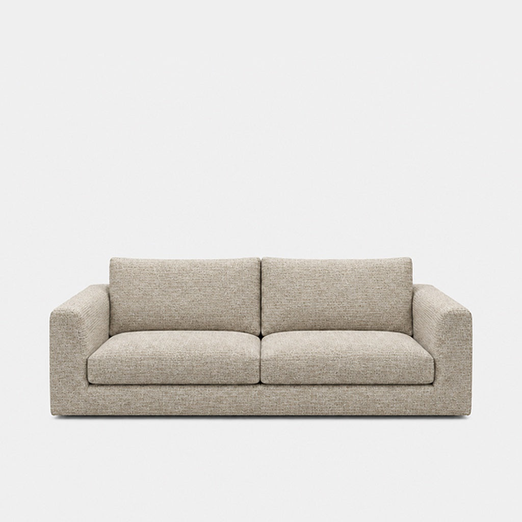 Katrine 2-seater fabric sofa in A3609 Latte