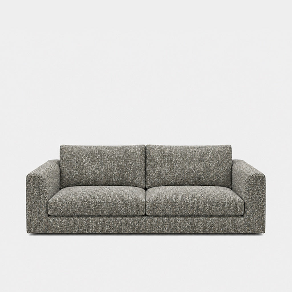 Katrine 2-seater fabric sofa in A3609 Silver Pine