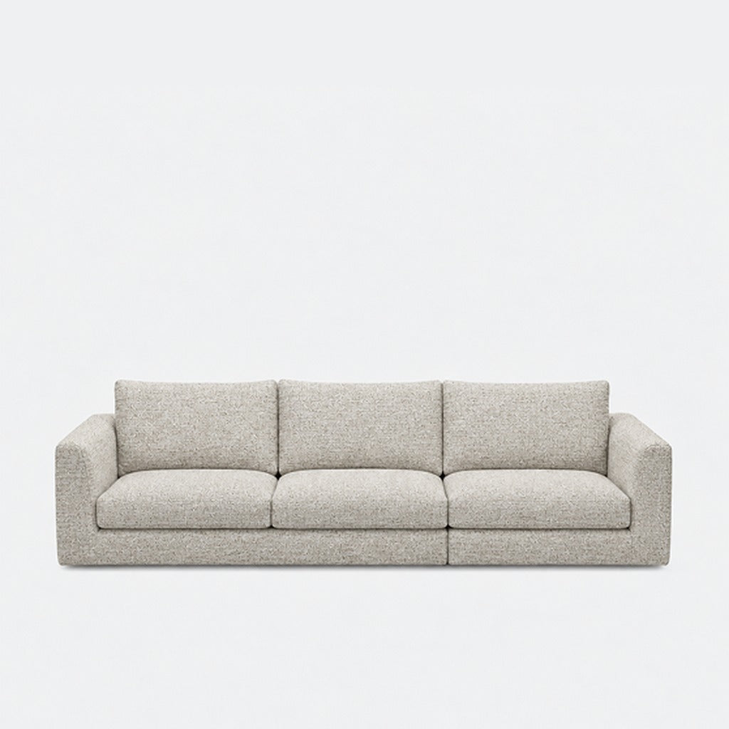 Katrine fabric 3 seater sofa – A3609 Whisper White