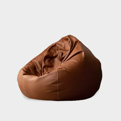 Brown Leathaire Bean Bag