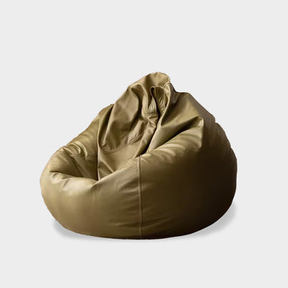 Green Leathaire Bean Bag