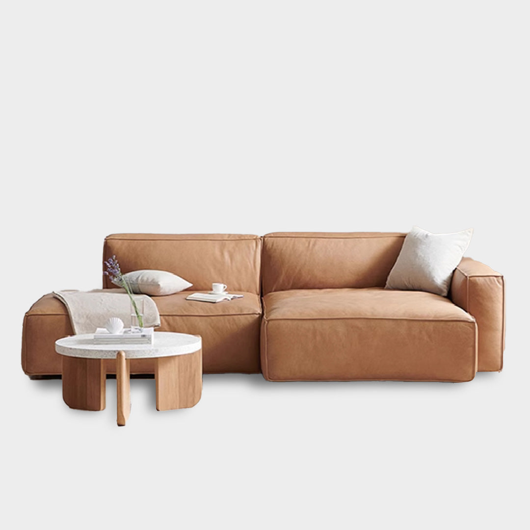 Top Grain Leather Modular Sofa