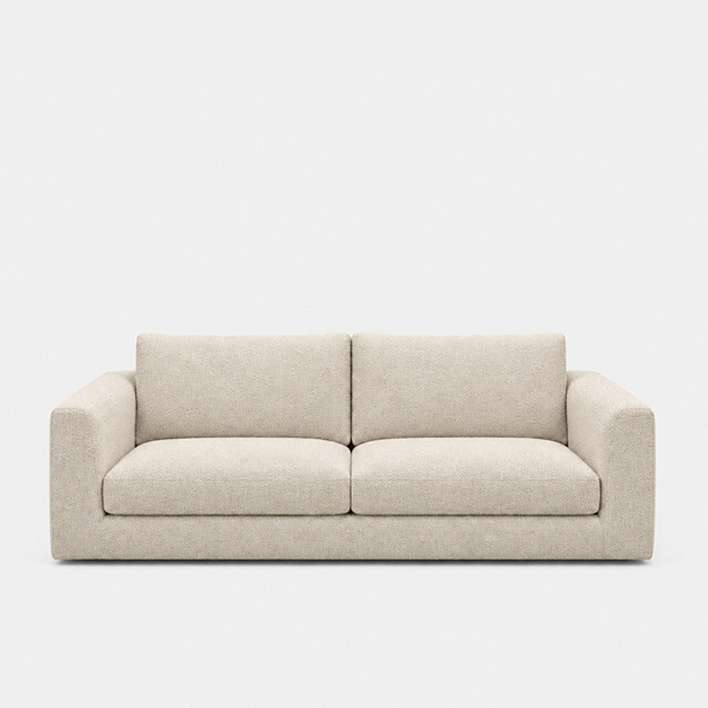 Katrine 2-seater fabric sofa in Amisha Shell