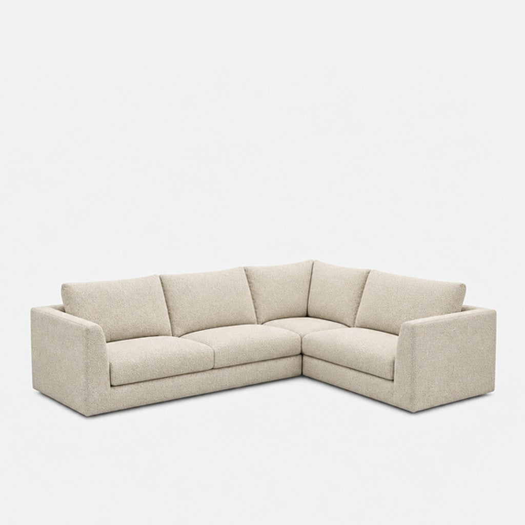 Katrine modular corner sofa fabric L-shape – Amisha Shell