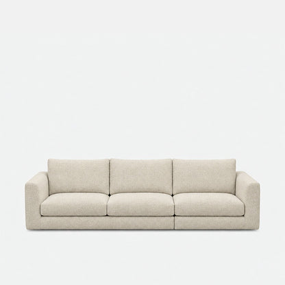 Katrine fabric 3 seater sofa – Amisha Shell