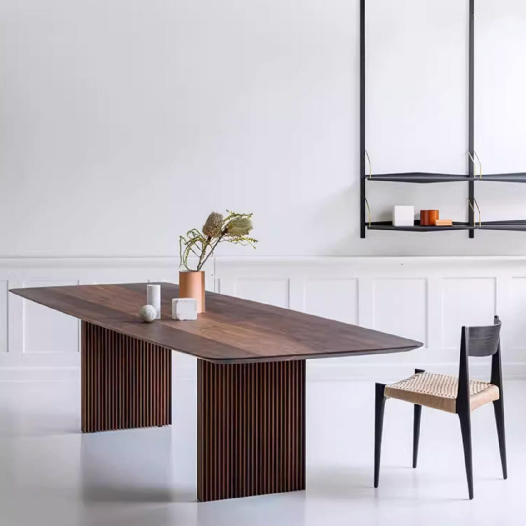 Black Walnut Solid Wood Dining Table