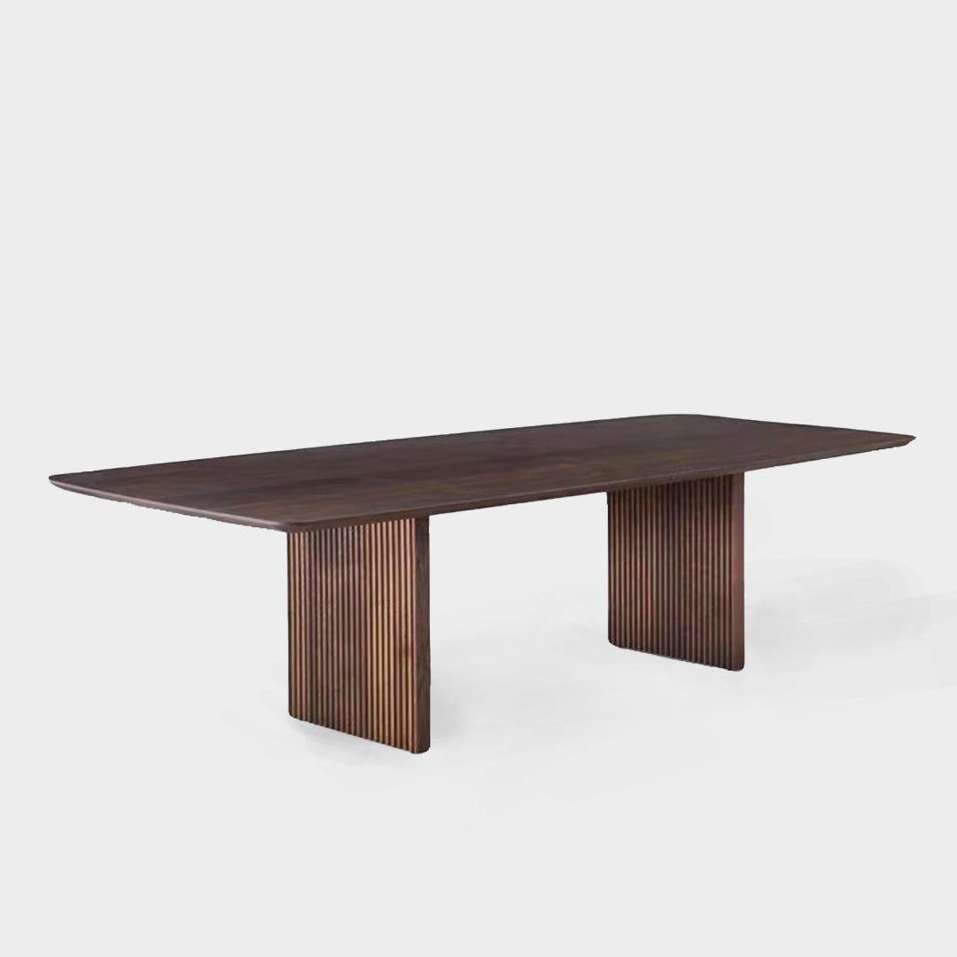 Black Walnut Solid Wood Dining Table