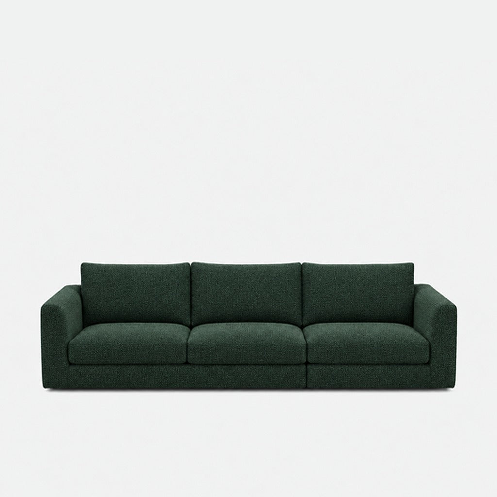 Katrine fabric 3 seater sofa – Antwerp Forest Green