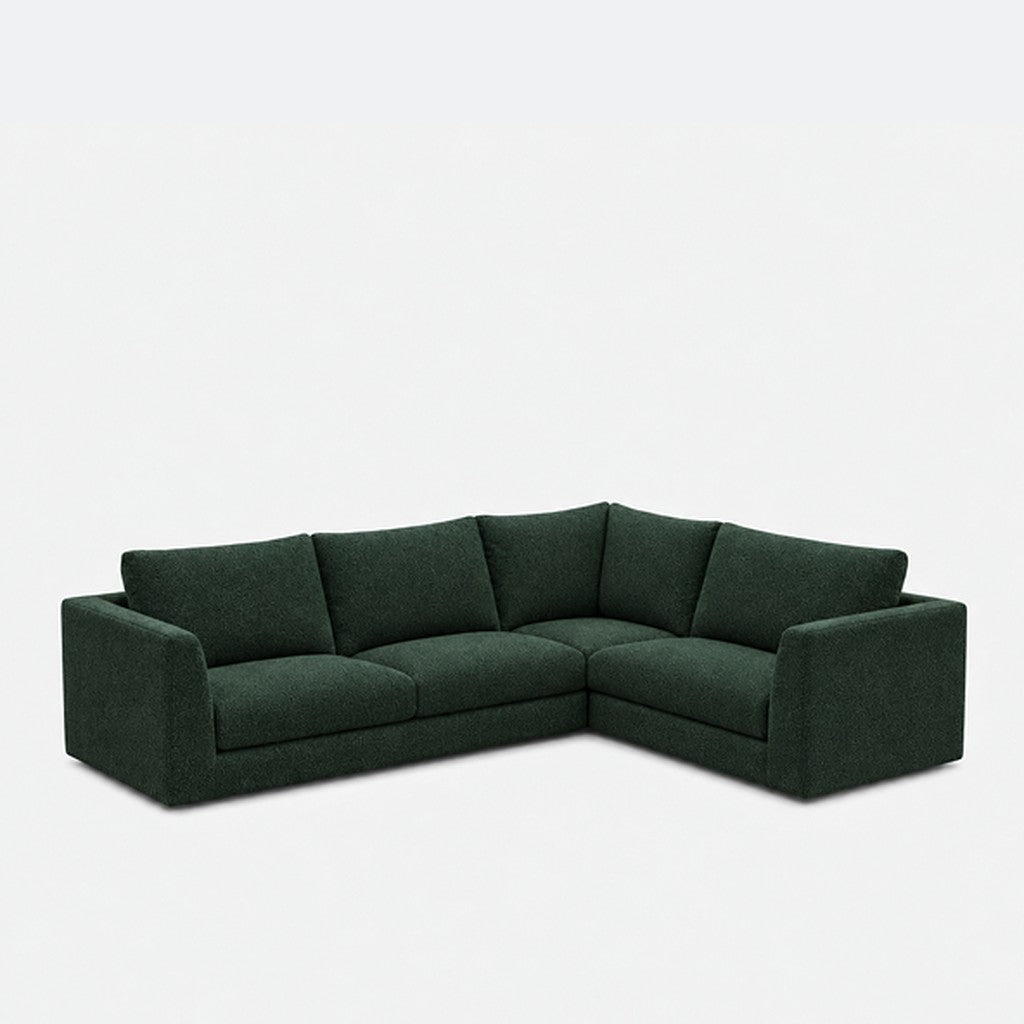 Katrine modular corner sofa fabric L-shape – Antwerp Forest Green