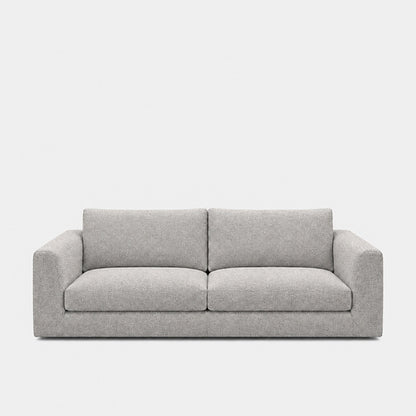 Katrine 2-seater fabric sofa in Antwerp Silver