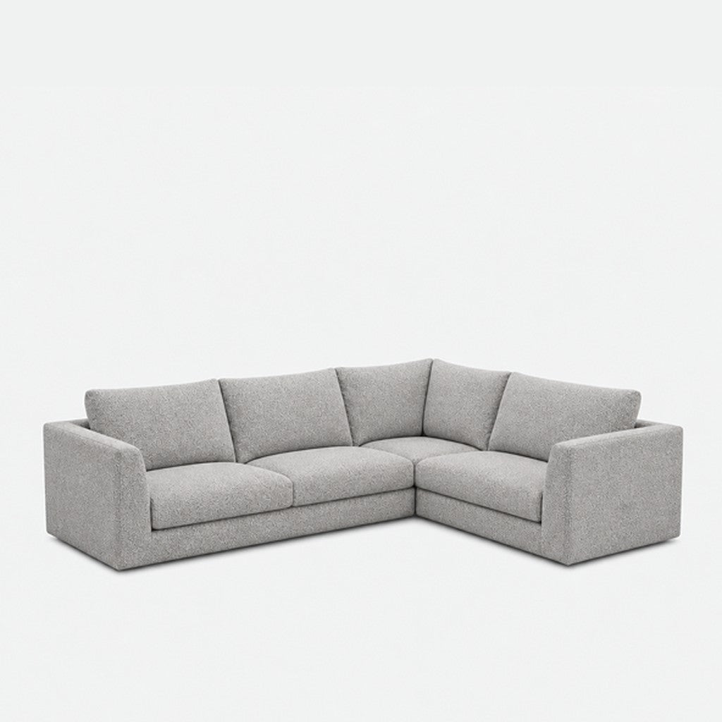 Katrine modular corner sofa fabric L-shape – Antwerp Silver