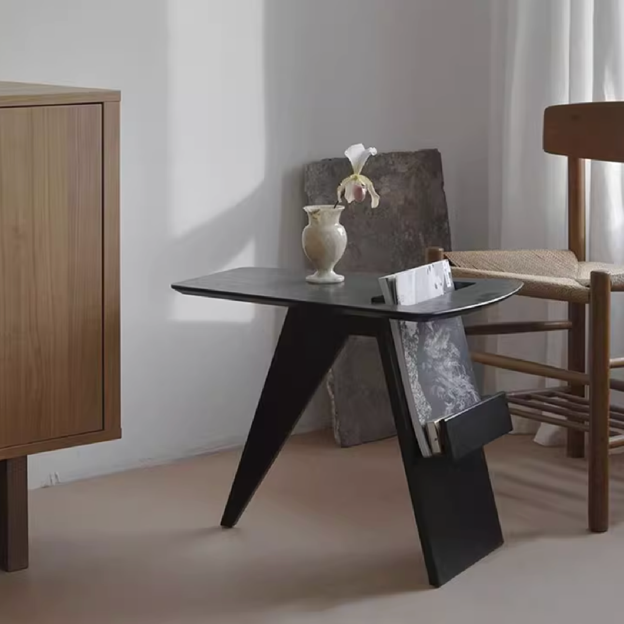 Black Bookshelf Coffee Table