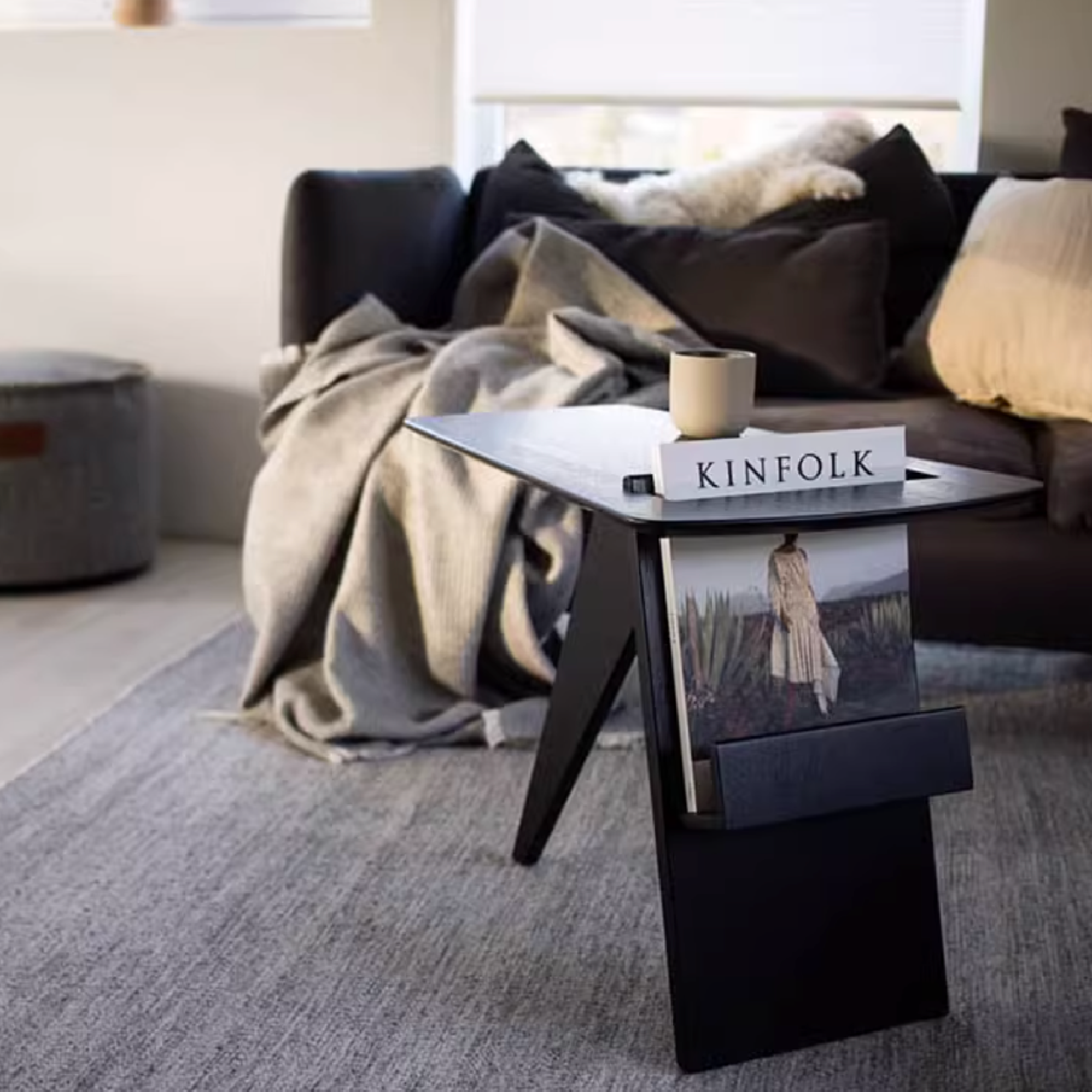 Black Bookshelf Coffee Table