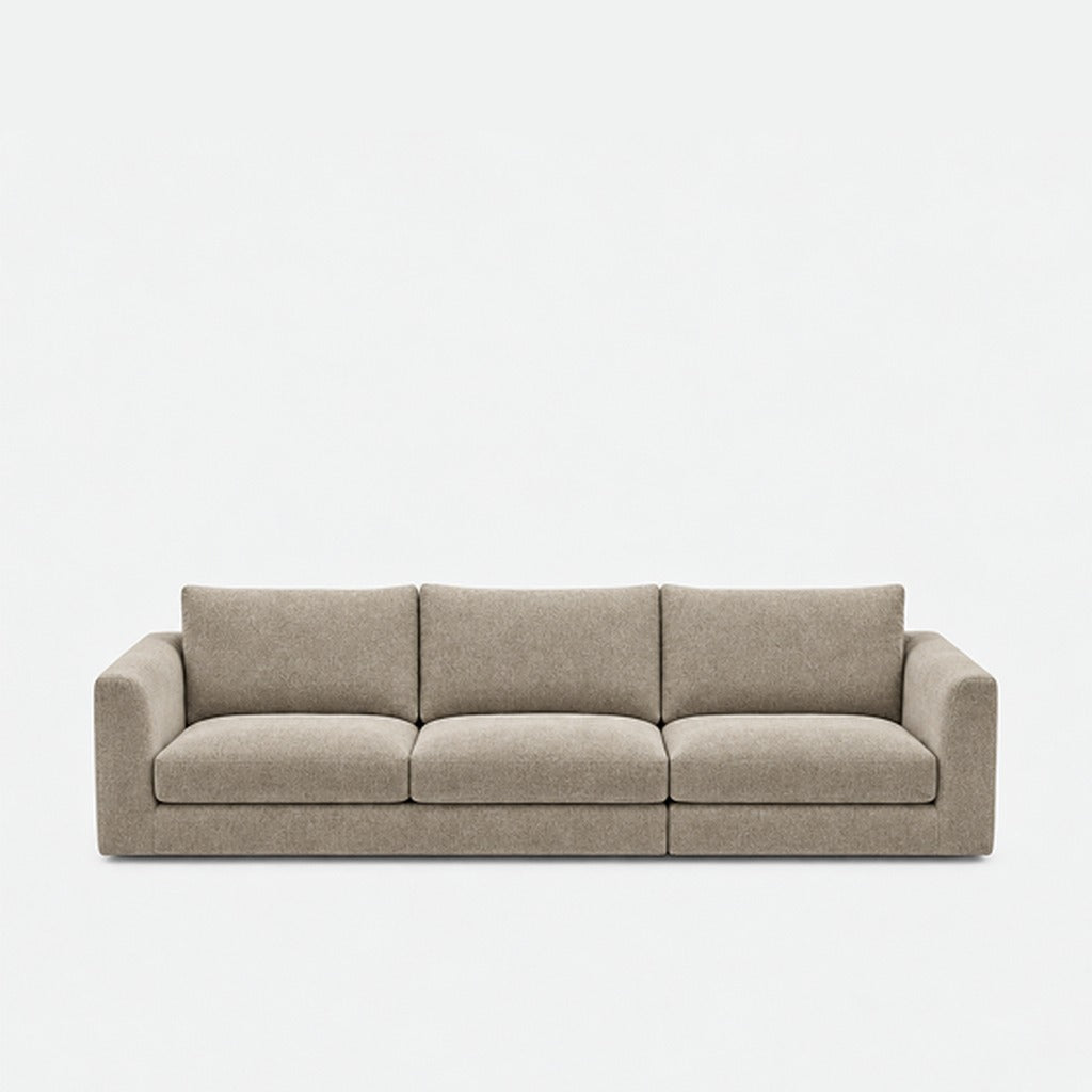 Katrine fabric 3 seater sofa – Azures Khaki