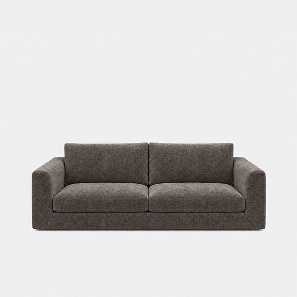 Katrine 2-seater fabric sofa in Azures Nickle