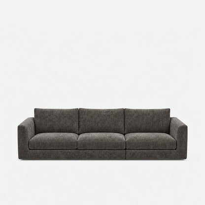 Katrine fabric 3 seater sofa – Azures Nickle