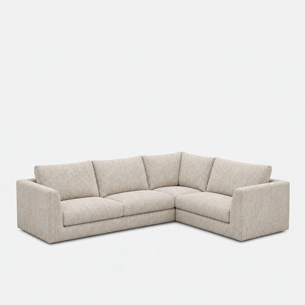 Katrine modular corner sofa fabric L-shape – Berlin Cream