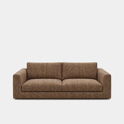 Katrine 2-seater fabric sofa in Berlin Hazelnut