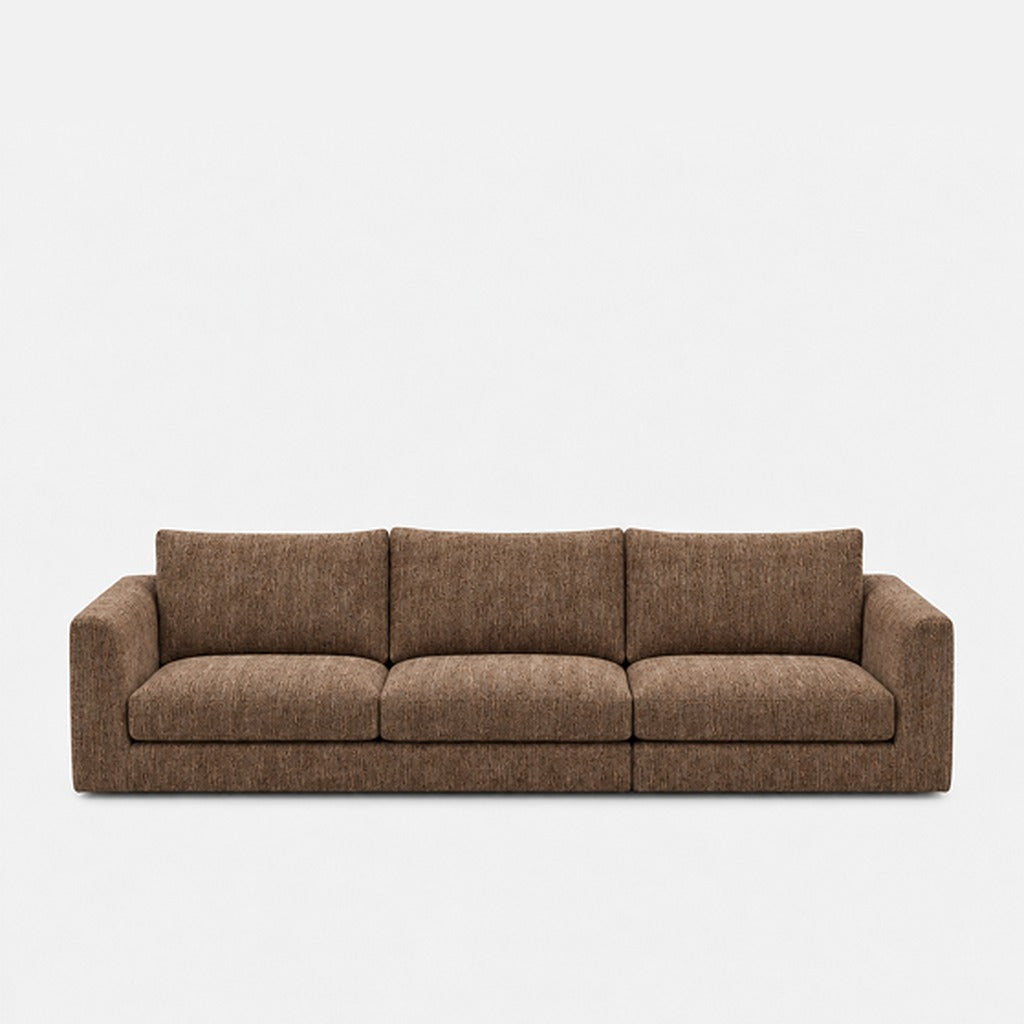 Katrine fabric 3 seater sofa – Berlin Hazelnut
