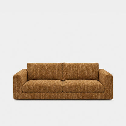 Katrine 2-seater fabric sofa in Berlin Mustard