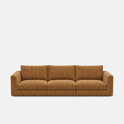 Katrine fabric 3 seater sofa – Berlin Mustard