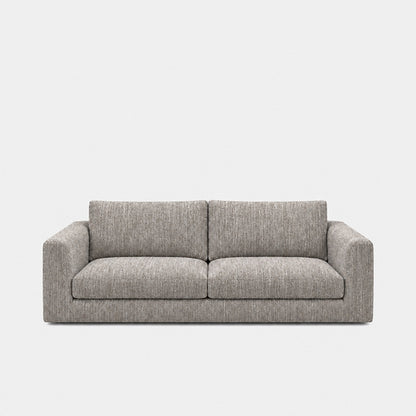 Katrine 2-seater fabric sofa in Berlin Nickle
