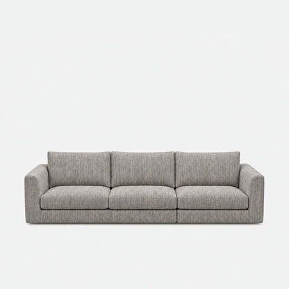 Katrine fabric 3 seater sofa – Berlin Nickle