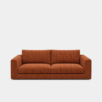 Katrine 2-seater fabric sofa in Berlin Rust
