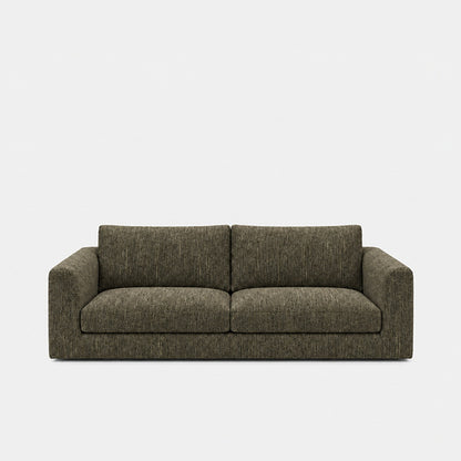 Katrine 2-seater fabric sofa in Berlin Wood
