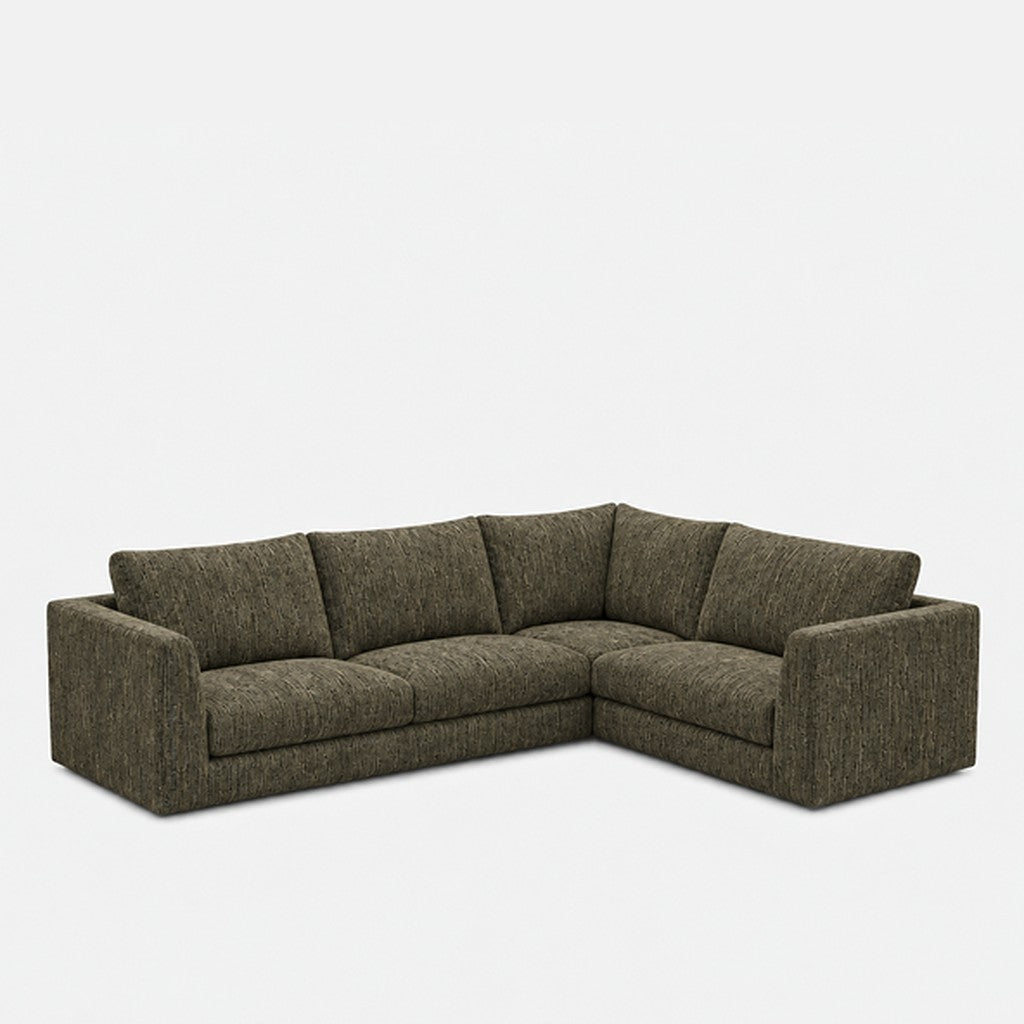 Katrine modular corner sofa fabric L-shape – Berlin Wood